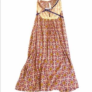 Ruffled neck tank top dress